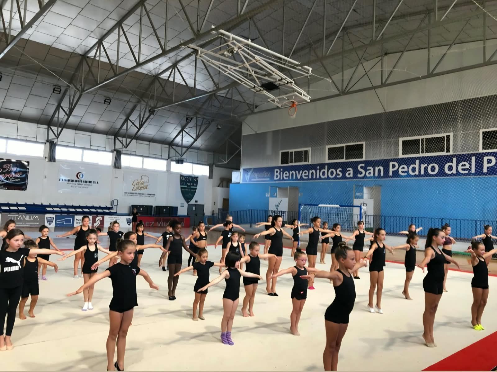 Entrenamiento del grupo de Cantera